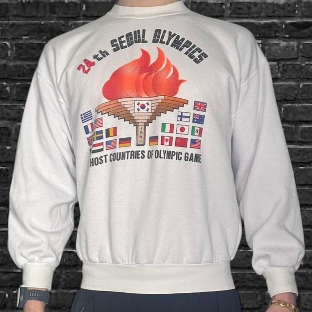 Champion Men's White and Grey Sweatshirt